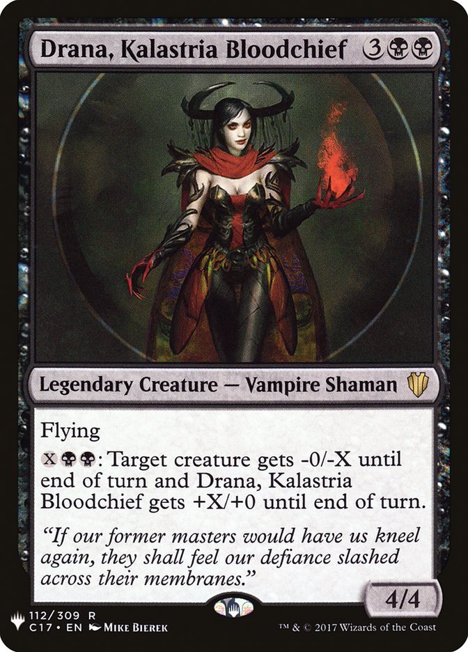 Drana, Kalastria Bloodchief 112/309 (The List Reprints)  | Good Games Adelaide SA