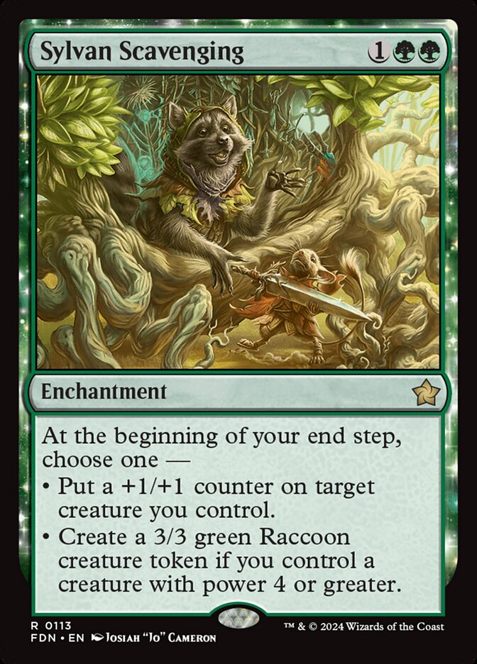 Sylvan Scavenging 113 (Foundations)  - Foil | Good Games Adelaide SA
