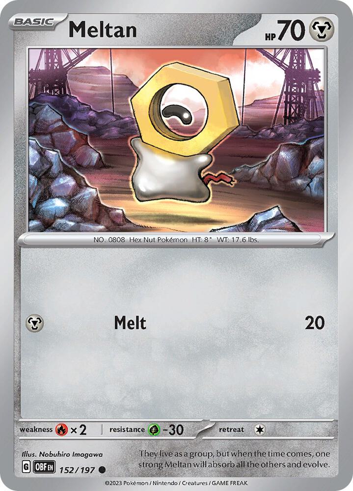 Meltan 152/197 (SV03: Obsidian Flames)  | Good Games Adelaide SA