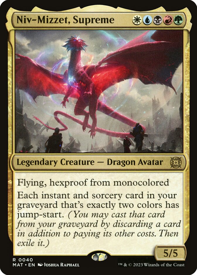 Niv-Mizzet, Supreme 40 (March of the Machine: The Aftermath)  - Foil | Good Games Adelaide SA