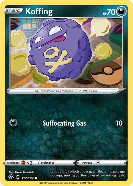 Koffing 112/192 (SWSH02: Rebel Clash)  | Good Games Adelaide SA