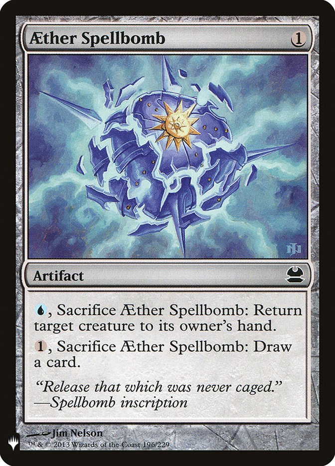 Aether Spellbomb 196 (The List Reprints)  | Good Games Adelaide SA