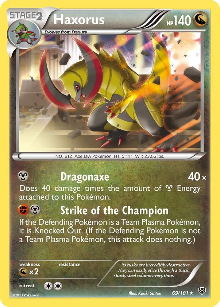 Haxorus 69/101 (Plasma Blast)  - Reverse Holofoil | Good Games Adelaide SA