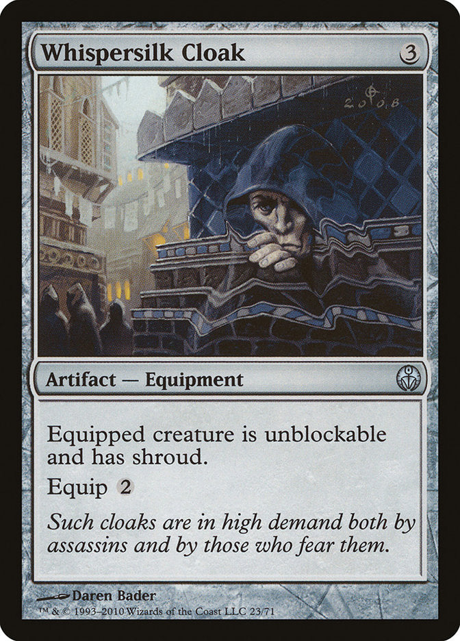 Whispersilk Cloak 23 (Duel Decks: Phyrexia vs. the Coalition)  | Good Games Adelaide SA