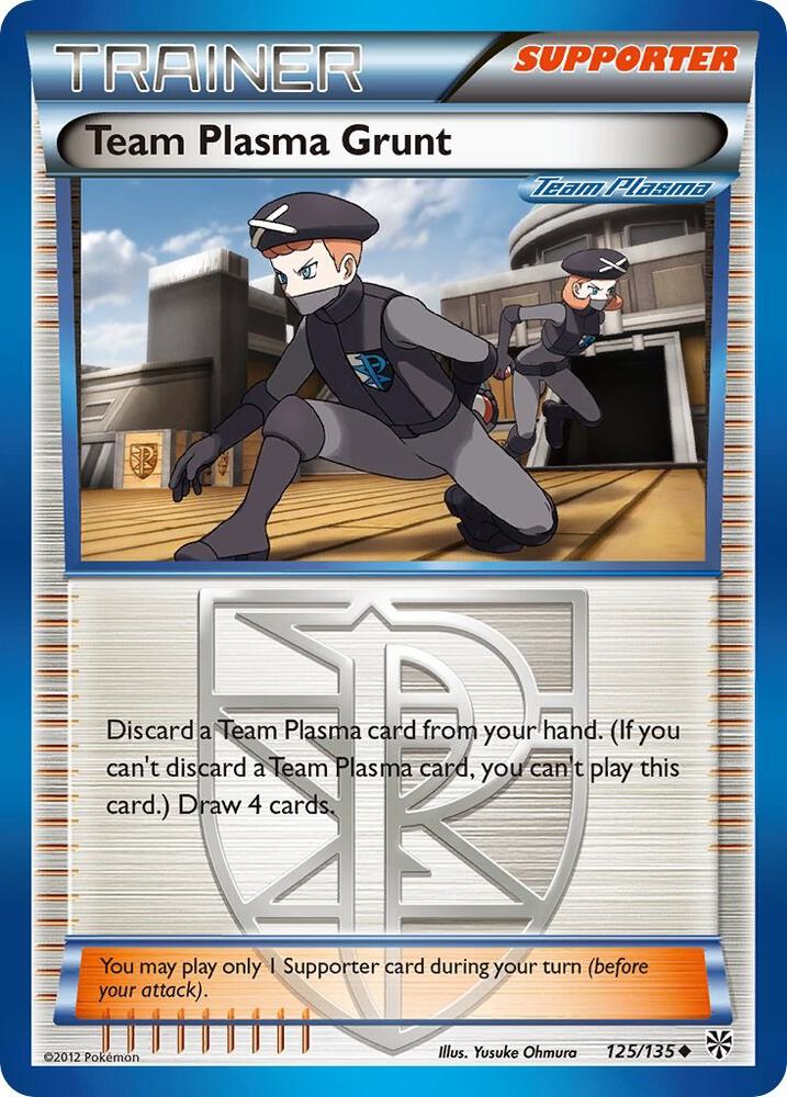 Team Plasma Grunt Team Plasma 125/135 (Plasma Storm)  - Reverse Holofoil | Good Games Adelaide SA