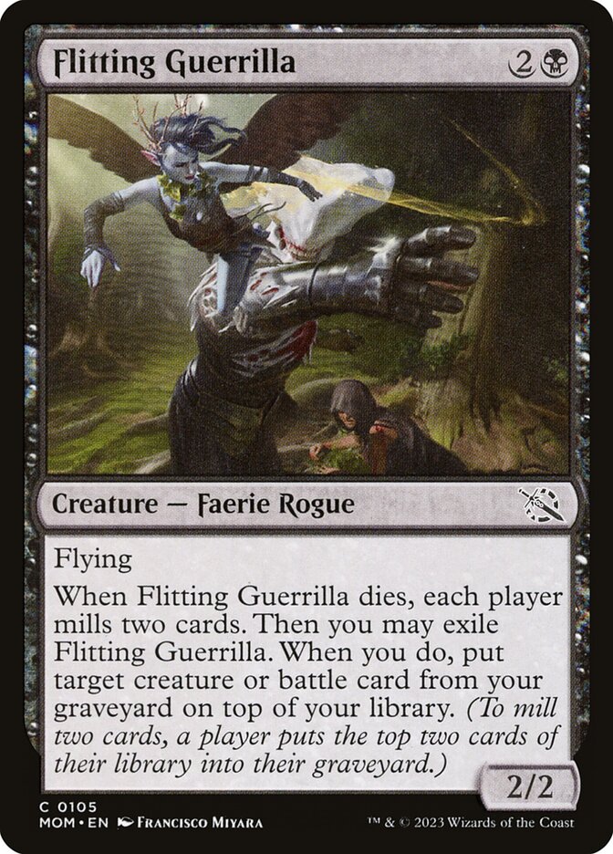 Flitting Guerrilla 105 (March of the Machine)  - Foil | Good Games Adelaide SA