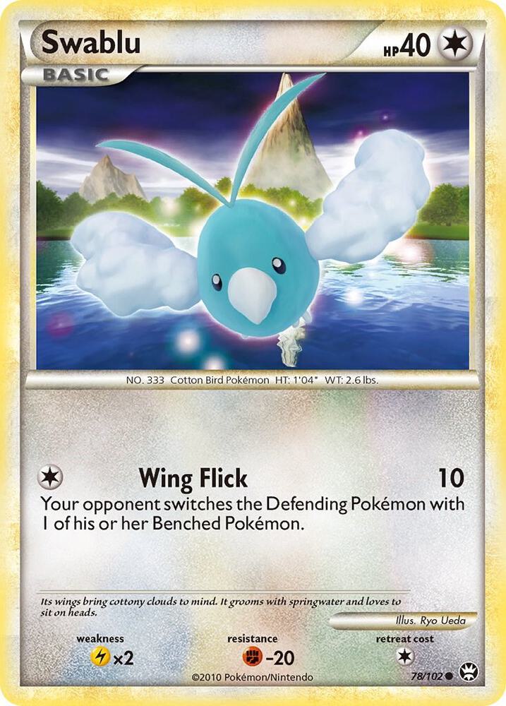 Swablu 78/102 (Triumphant)  - Reverse Holofoil | Good Games Adelaide SA