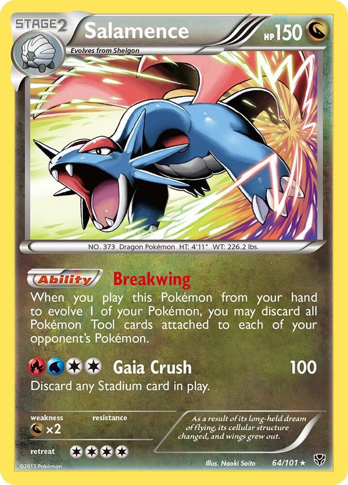 Salamence 64/101 (Plasma Blast)  - Reverse Holofoil | Good Games Adelaide SA