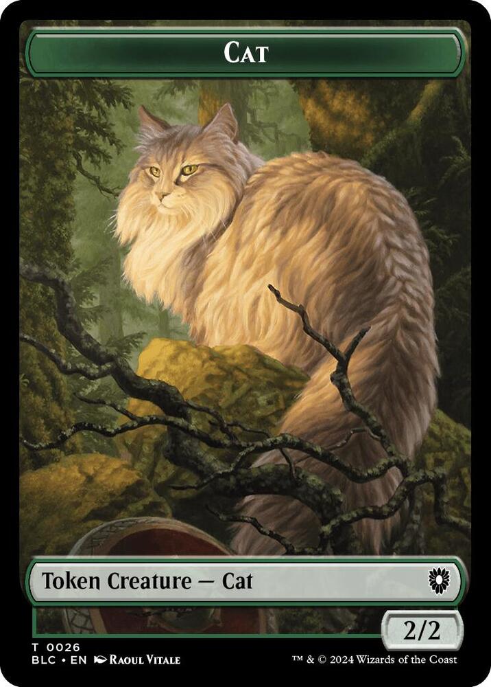 Cat Treasure Double Sided Token 26 // 29 (Commander: Bloomburrow)  | Good Games Adelaide SA