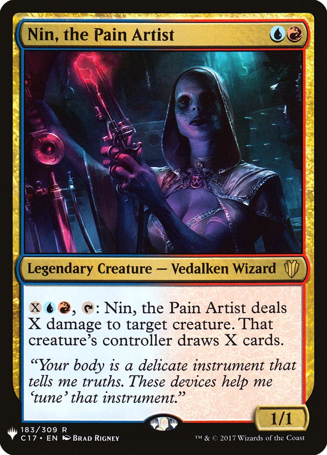 Nin, the Pain Artist 183/309 (The List Reprints)  | Good Games Adelaide SA