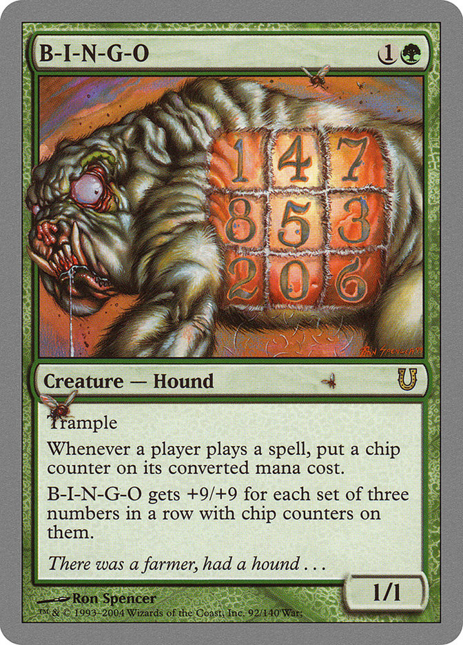 B-I-N-G-O 92 (Unhinged)  - Foil | Good Games Adelaide SA