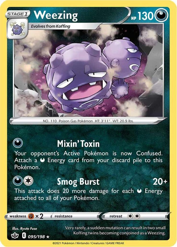 Weezing 095/198 (SWSH06: Chilling Reign)  | Good Games Adelaide SA