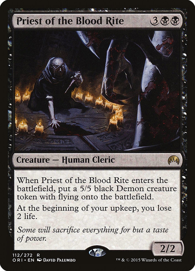 Priest of the Blood Rite 112 (Magic Origins)  - Foil | Good Games Adelaide SA
