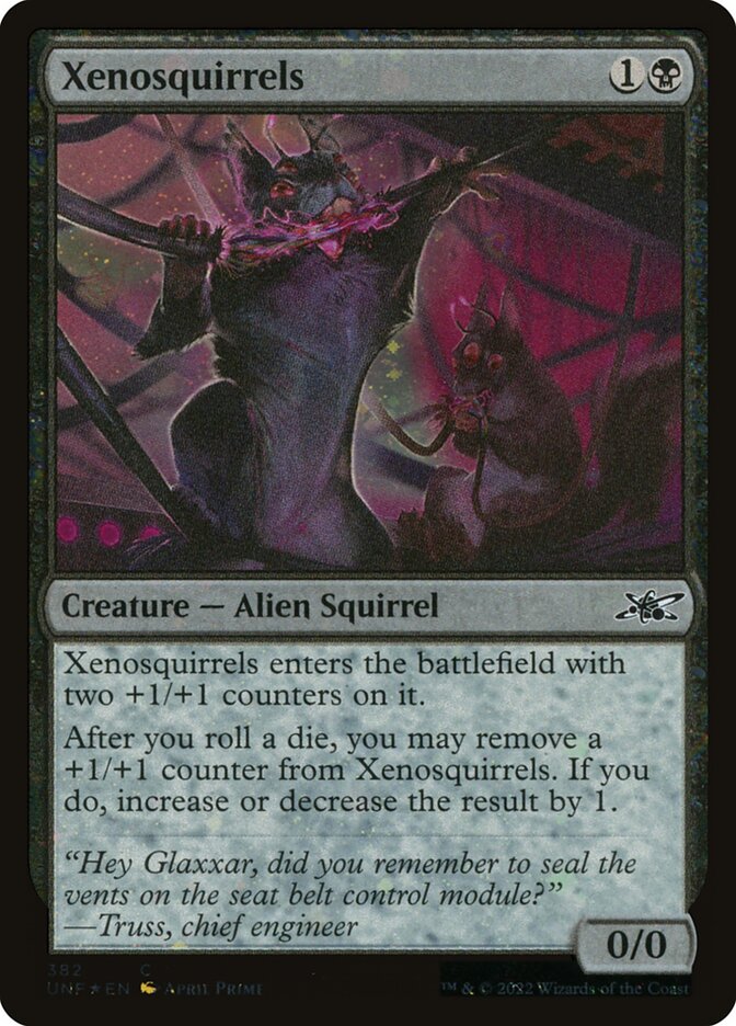 Xenosquirrels 382 (Unfinity)  - Foil | Good Games Adelaide SA