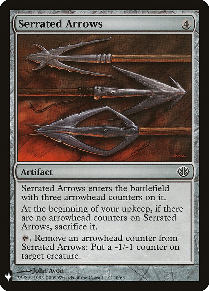 Serrated Arrows 20 (The List Reprints)  | Good Games Adelaide SA
