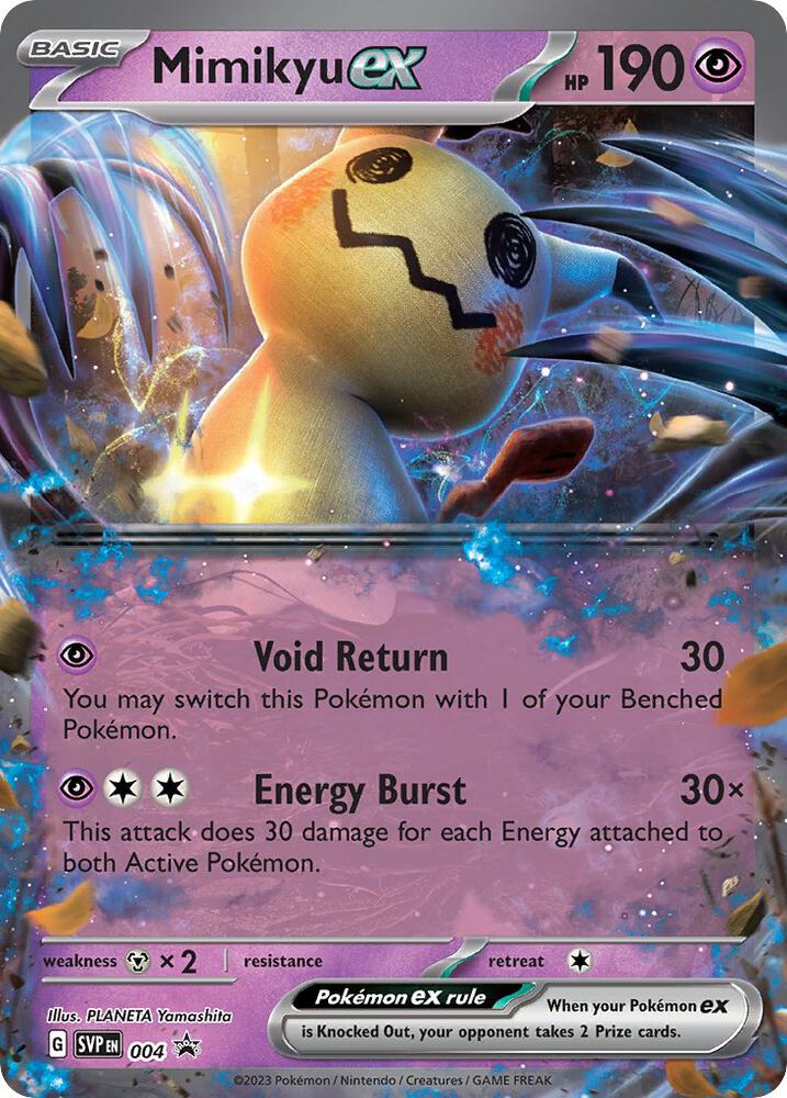 Mimikyu ex 004 (SV: Scarlet & Violet Promo Cards)  - Holofoil | Good Games Adelaide SA