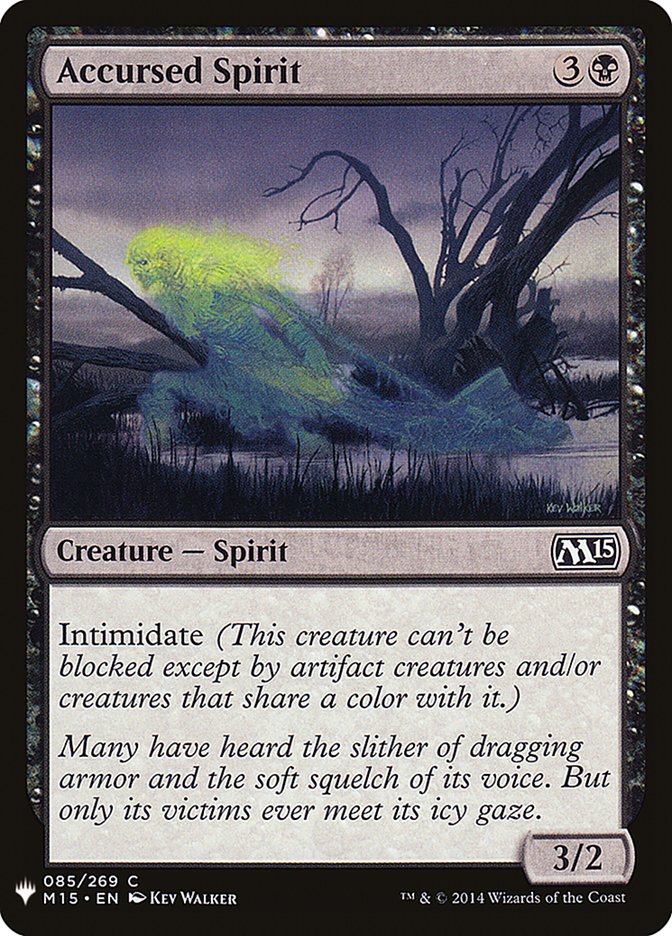 Accursed Spirit 85 (The List Reprints)  | Good Games Adelaide SA