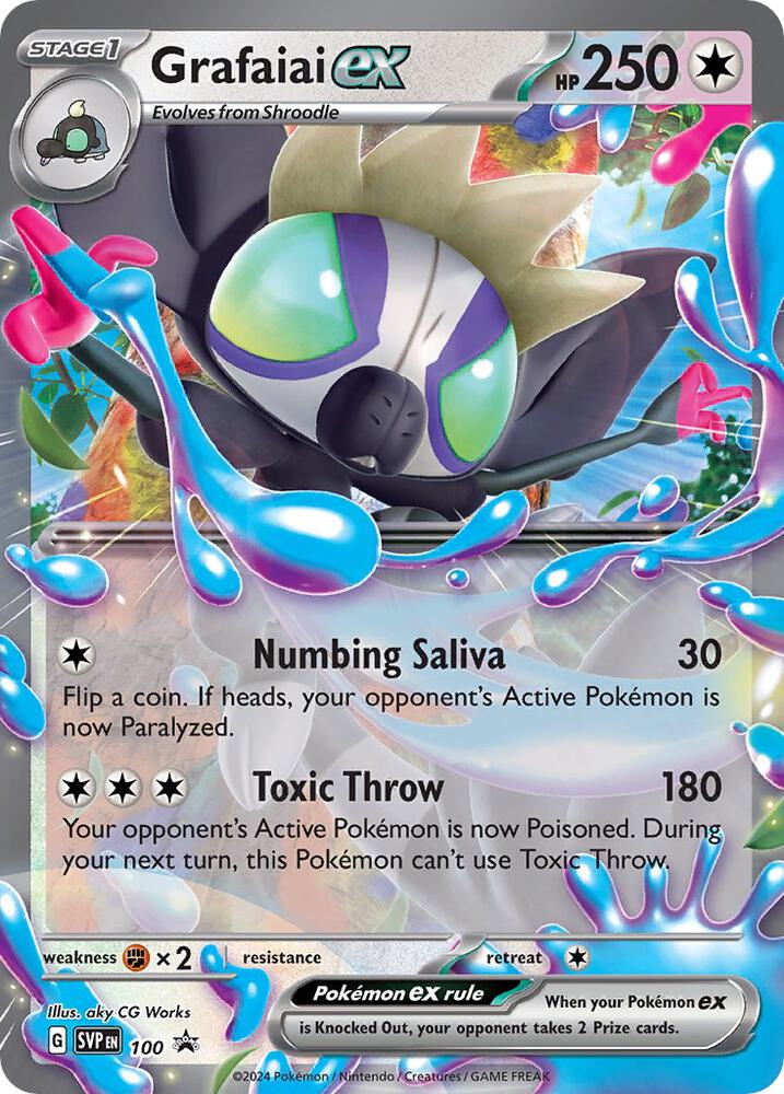 Grafaiai ex 100 (SV: Scarlet & Violet Promo Cards)  - Holofoil | Good Games Adelaide SA