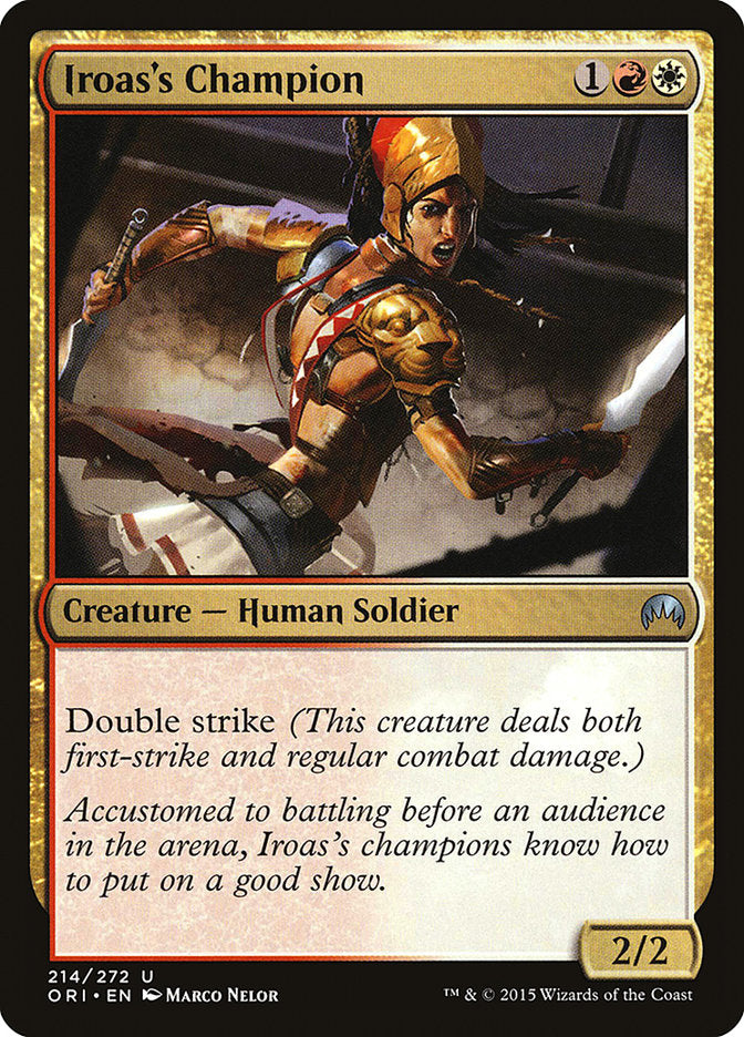 Iroas's Champion 214 (Magic Origins)  - Foil | Good Games Adelaide SA