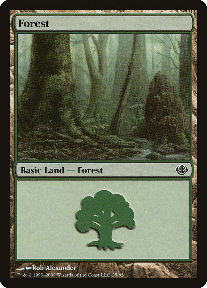 Forest 28 (Duel Decks: Garruk vs. Liliana)  | Good Games Adelaide SA