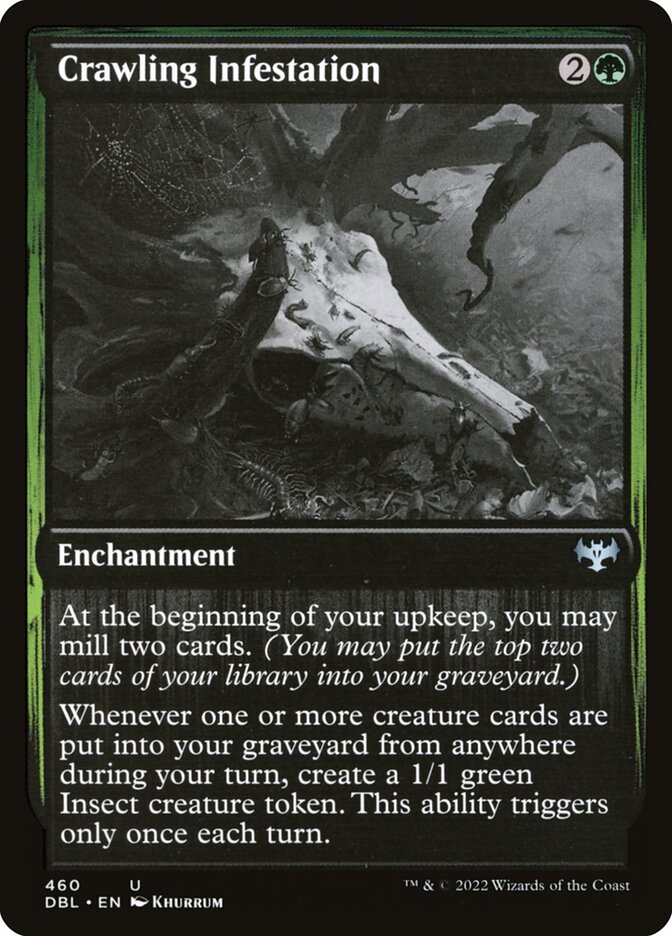 Crawling Infestation 460 (Innistrad: Double Feature)  - Foil | Good Games Adelaide SA