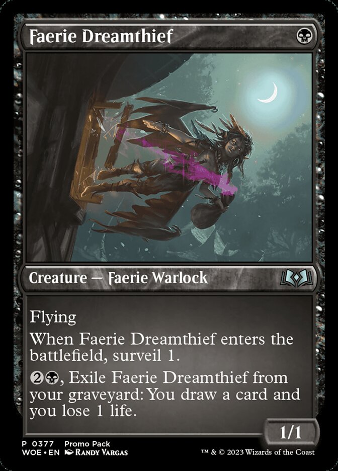 Faerie Dreamthief 377 (Promo Pack: Wilds of Eldraine)  | Good Games Adelaide SA