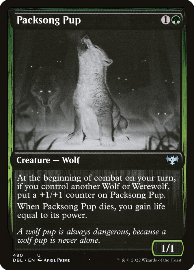 Packsong Pup 480 (Innistrad: Double Feature)  - Foil | Good Games Adelaide SA