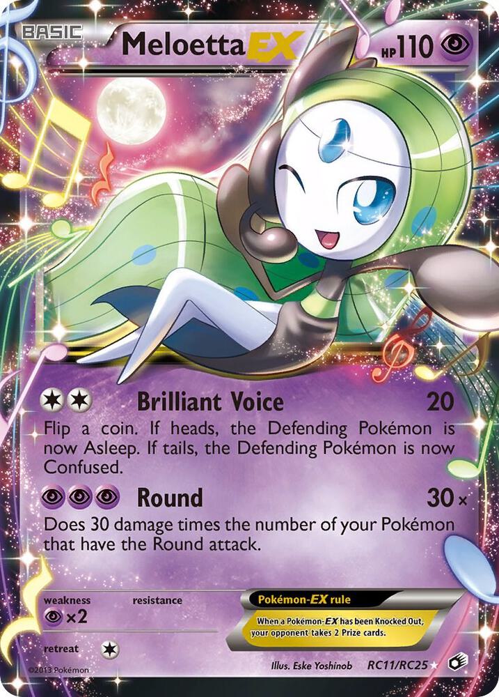 Meloetta EX RC11/RC25 (Legendary Treasures: Radiant Collection)  - Holofoil | Good Games Adelaide SA