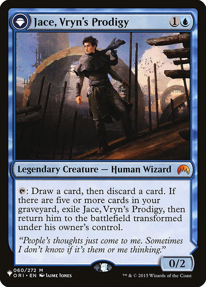 Jace, Vryn's Prodigy // Jace, Telepath Unbound 60 (The List Reprints)  | Good Games Adelaide SA