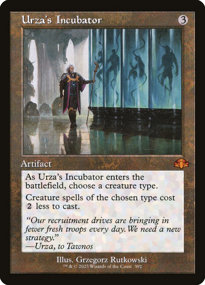 Urza's Incubator 392 (Dominaria Remastered)  - Retro Foil | Good Games Adelaide SA