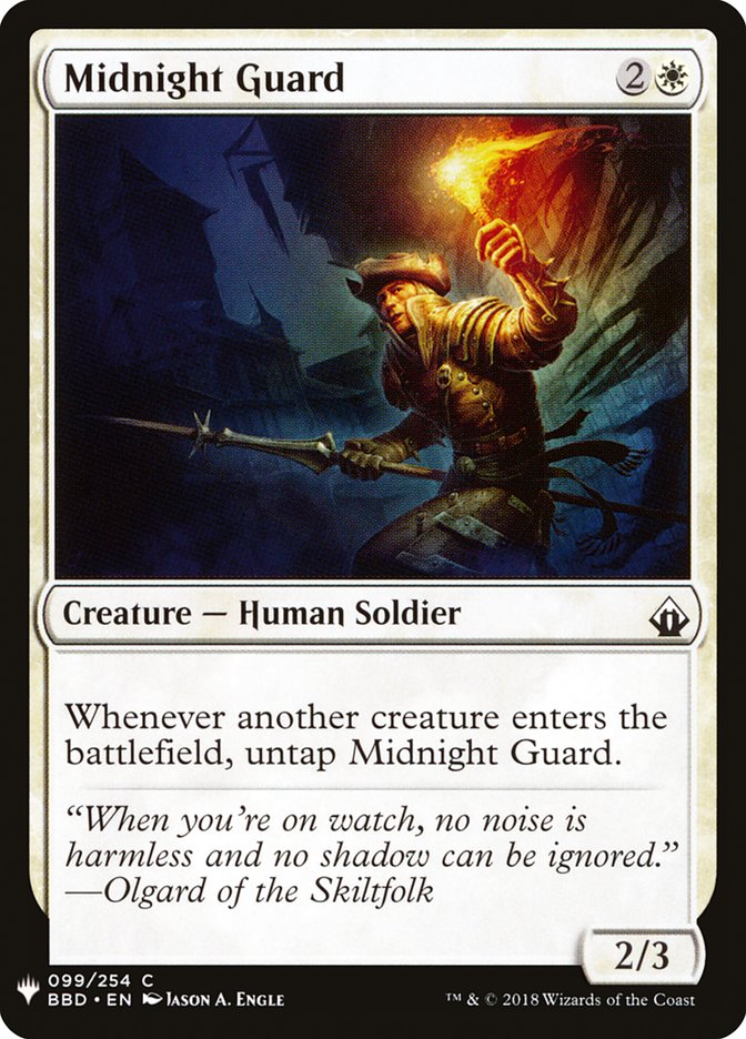 Midnight Guard 99 (The List Reprints)  | Good Games Adelaide SA