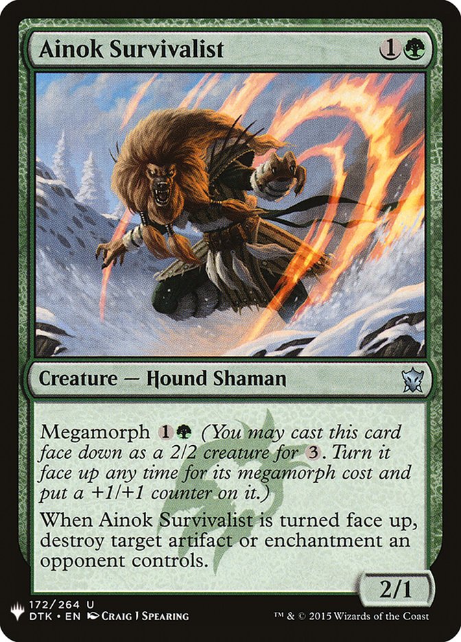 Ainok Survivalist 172 (The List Reprints)  | Good Games Adelaide SA