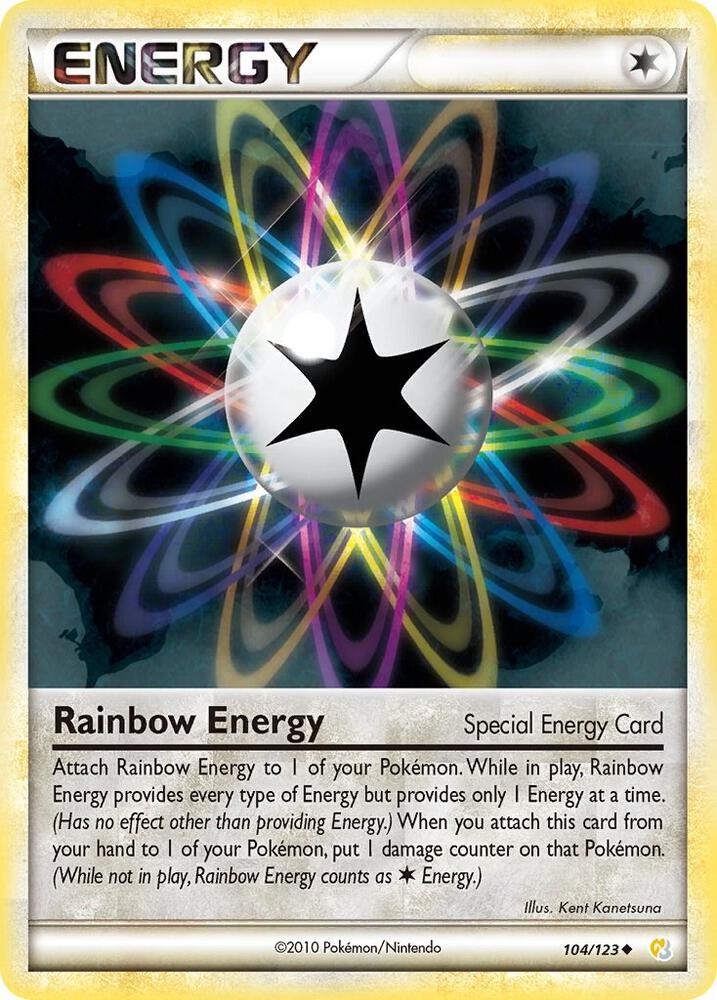 Rainbow Energy 104/123 (HeartGold SoulSilver)  | Good Games Adelaide SA
