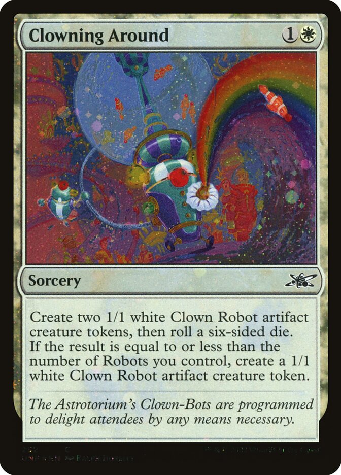 Clowning Around 292 (Unfinity)  - Foil | Good Games Adelaide SA