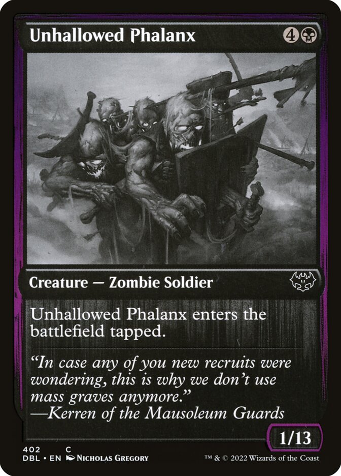 Unhallowed Phalanx 402 (Innistrad: Double Feature)  - Foil | Good Games Adelaide SA