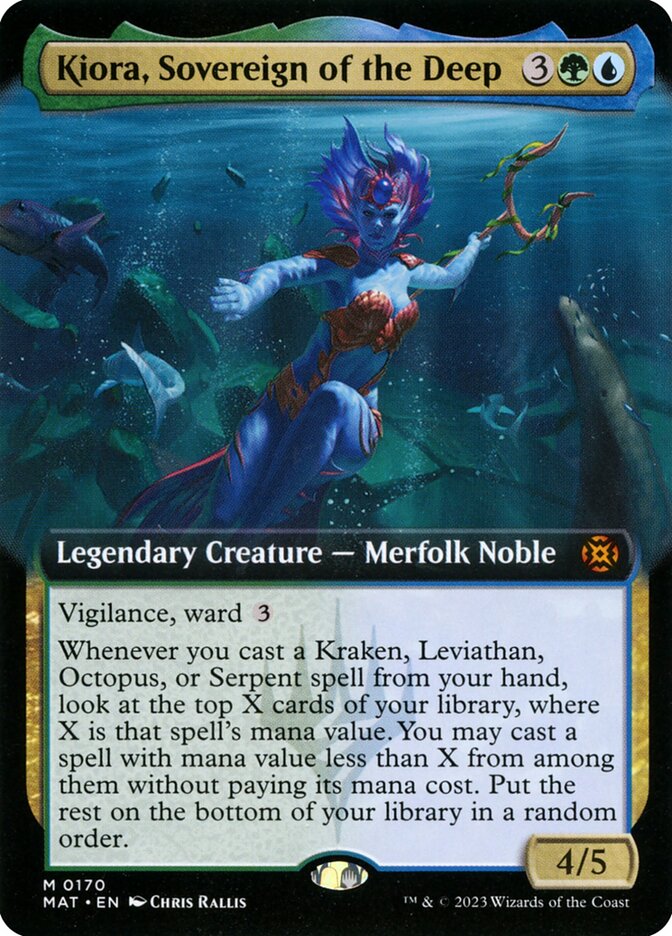 Kiora, Sovereign of the Deep 170/50 (March of the Machine: The Aftermath)  - Extended Art | Good Games Adelaide SA