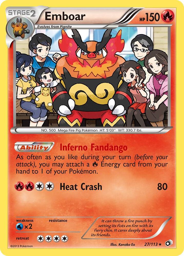 Emboar 27/113 (Legendary Treasures)  - Holofoil | Good Games Adelaide SA