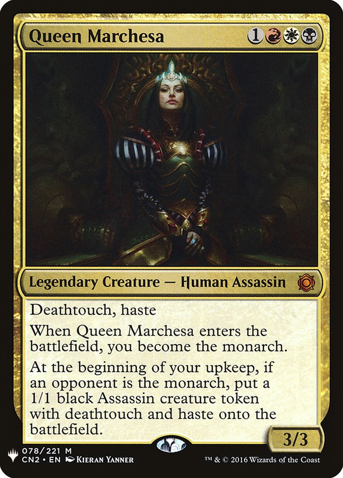 Queen Marchesa 78 (The List Reprints)  | Good Games Adelaide SA
