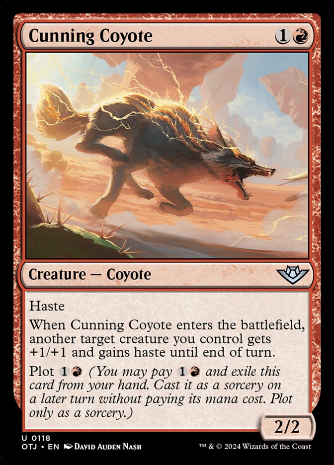 Cunning Coyote 118 (Outlaws of Thunder Junction)  | Good Games Adelaide SA