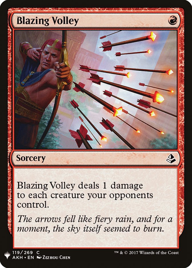 Blazing Volley 119 (The List Reprints)  | Good Games Adelaide SA