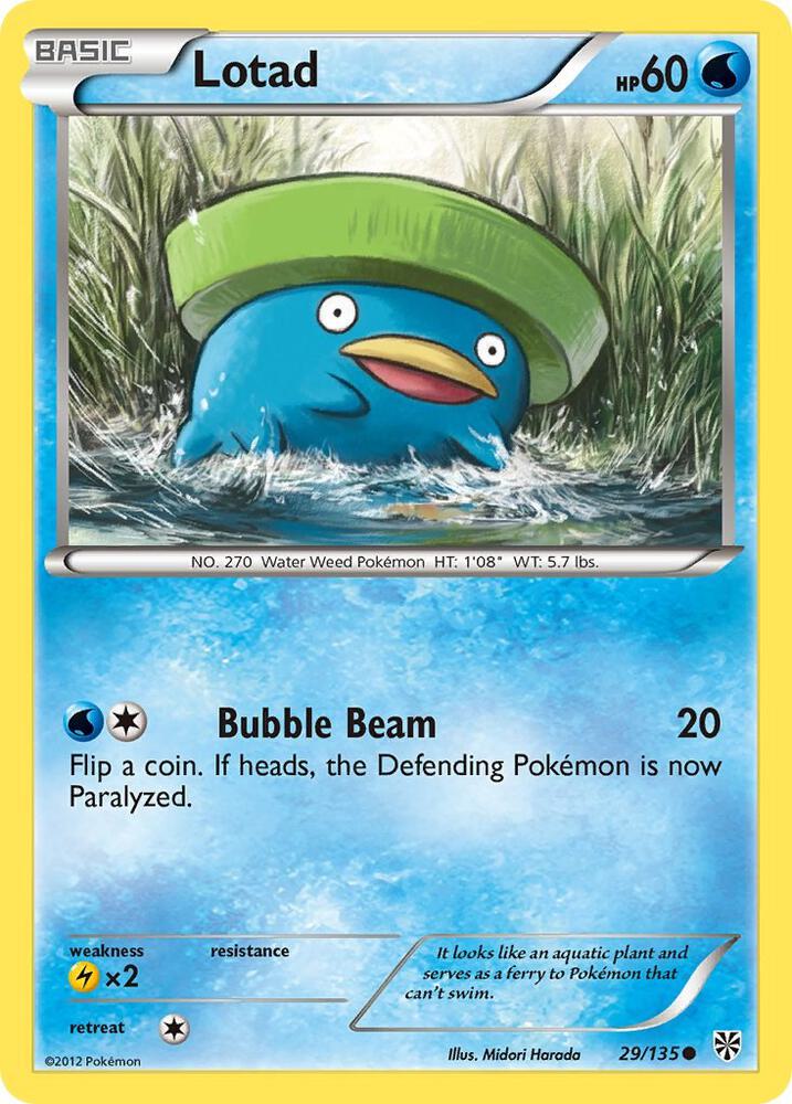 Lotad 29/135 (Plasma Storm)  - Reverse Holofoil | Good Games Adelaide SA