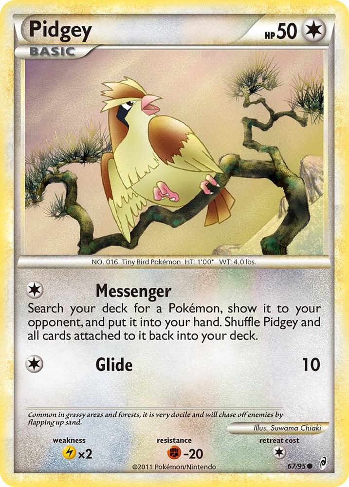Pidgey 67/95 (Call of Legends)  | Good Games Adelaide SA