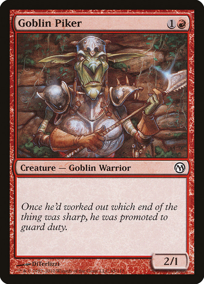 Goblin Piker 45 (Duels of the Planeswalkers)  | Good Games Adelaide SA