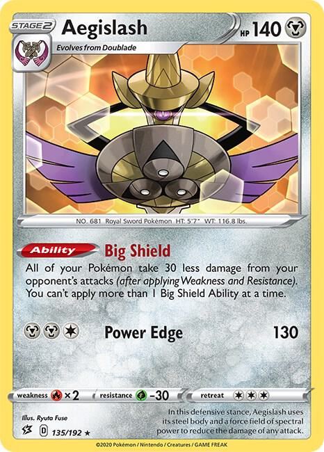 Aegislash 135/192 (SWSH02: Rebel Clash)  | Good Games Adelaide SA