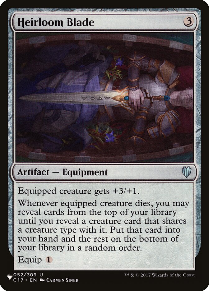 Heirloom Blade 52 (The List Reprints)  | Good Games Adelaide SA