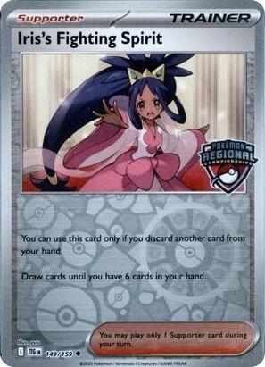 Iris's Fighting Spirit Regional Championships 149/159 (League & Championship Cards)  - Reverse Holofoil | Good Games Adelaide SA