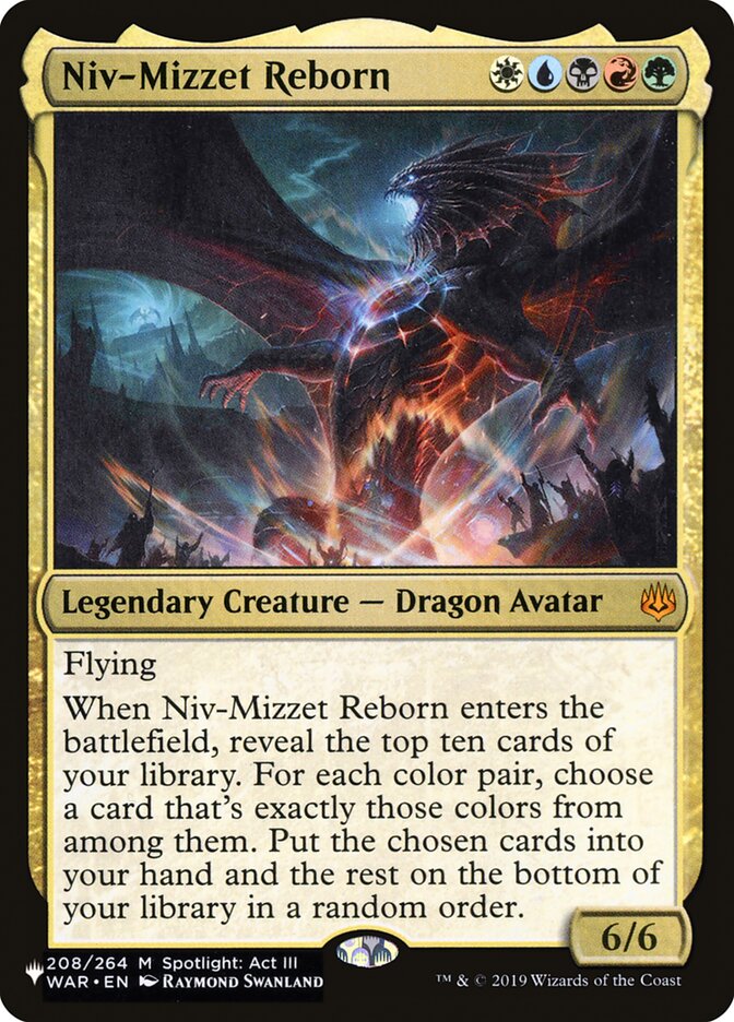 Niv-Mizzet Reborn 208/264 (The List Reprints)  | Good Games Adelaide SA