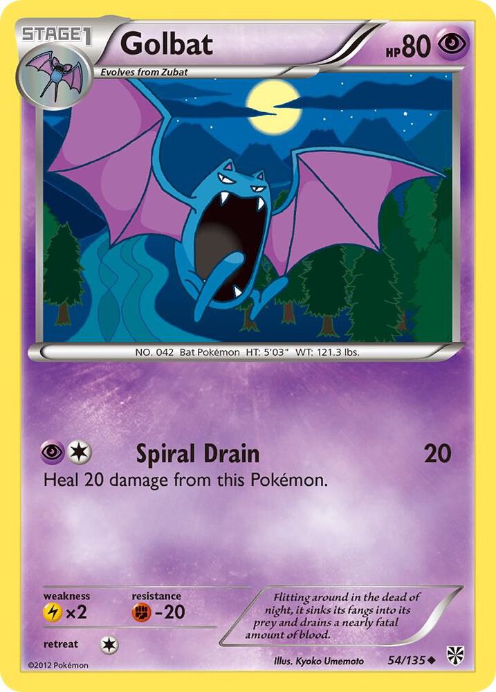 Golbat 54/135 (Plasma Storm)  | Good Games Adelaide SA