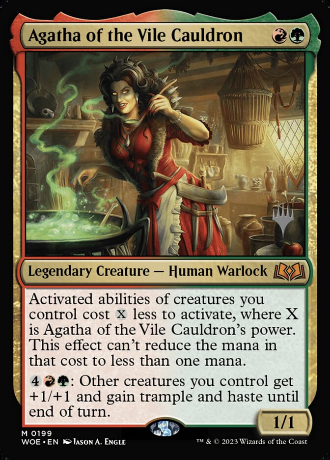 Agatha of the Vile Cauldron 199 (Promo Pack: Wilds of Eldraine)  | Good Games Adelaide SA