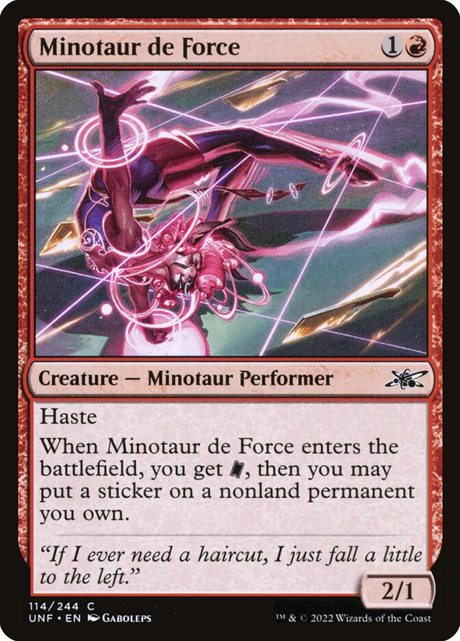 Minotaur de Force 114 (Unfinity)  | Good Games Adelaide SA